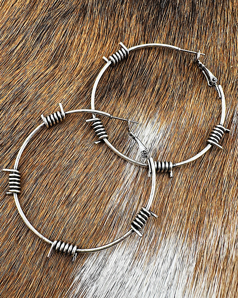 Barbed Wire Hoops