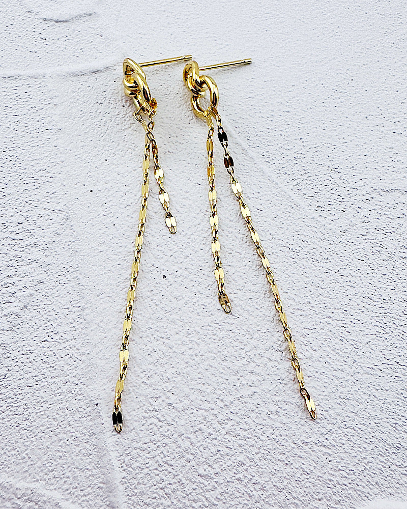 Chandra Chain Earrings