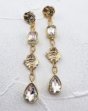Dominique Clear Jewel Earrings