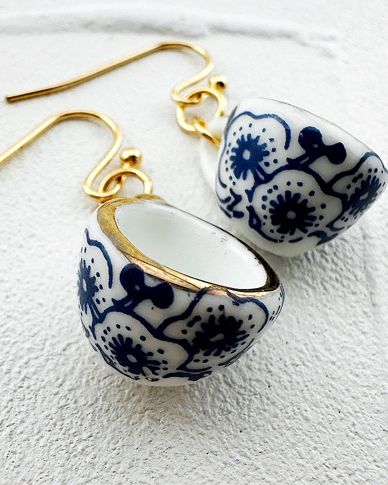 Teacup Earrings