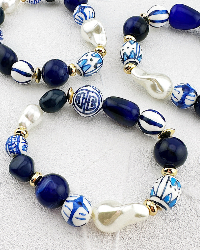 Althea Bead & Pearl Bracelet