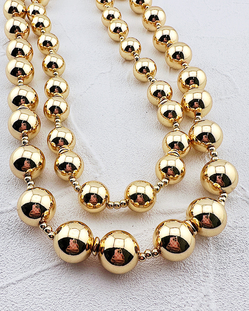 Giada Ball Bead Necklace