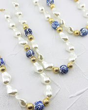Alina Pearl & Bead Necklace