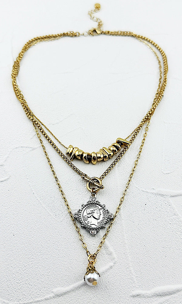 Ophelia Vintage Layer Necklace