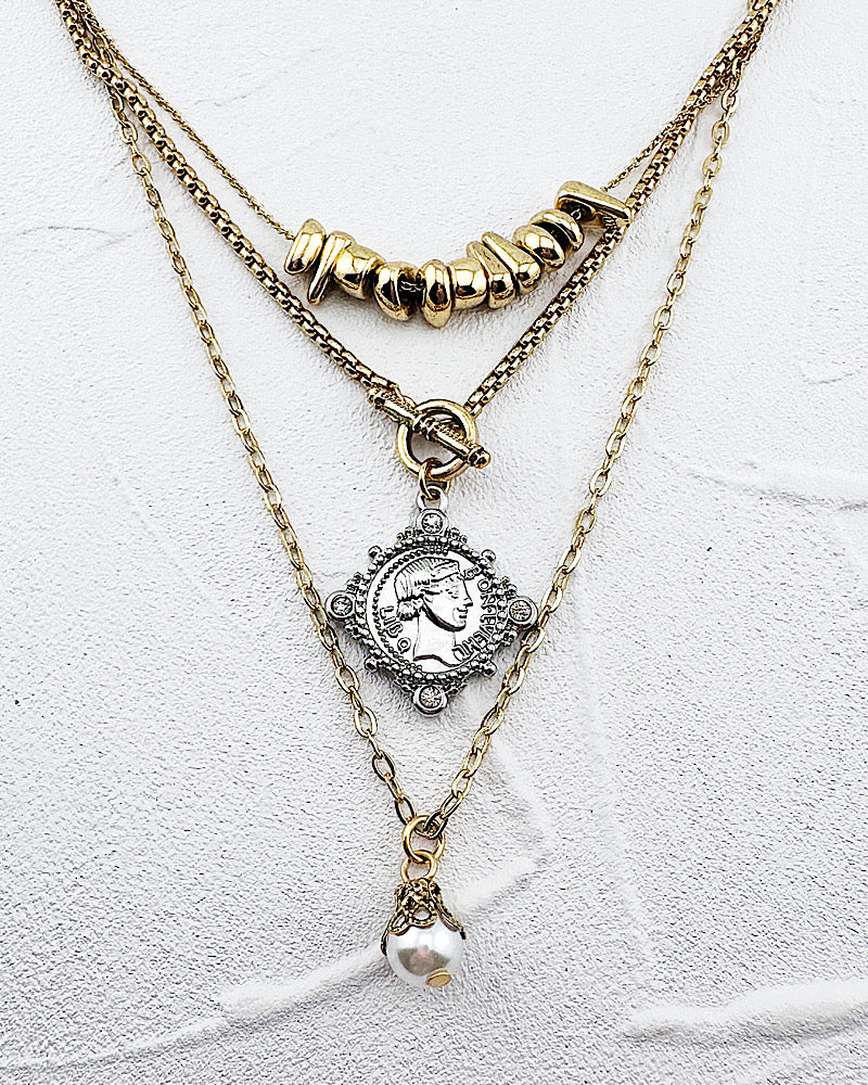 Ophelia Vintage Layer Necklace