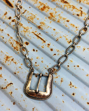 Silver Creek Buckle Necklace