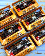 Brown Cassette Tape Hair Clip