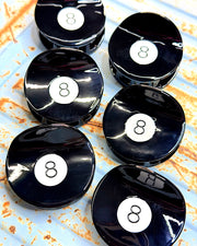 8 Ball Hair Clip