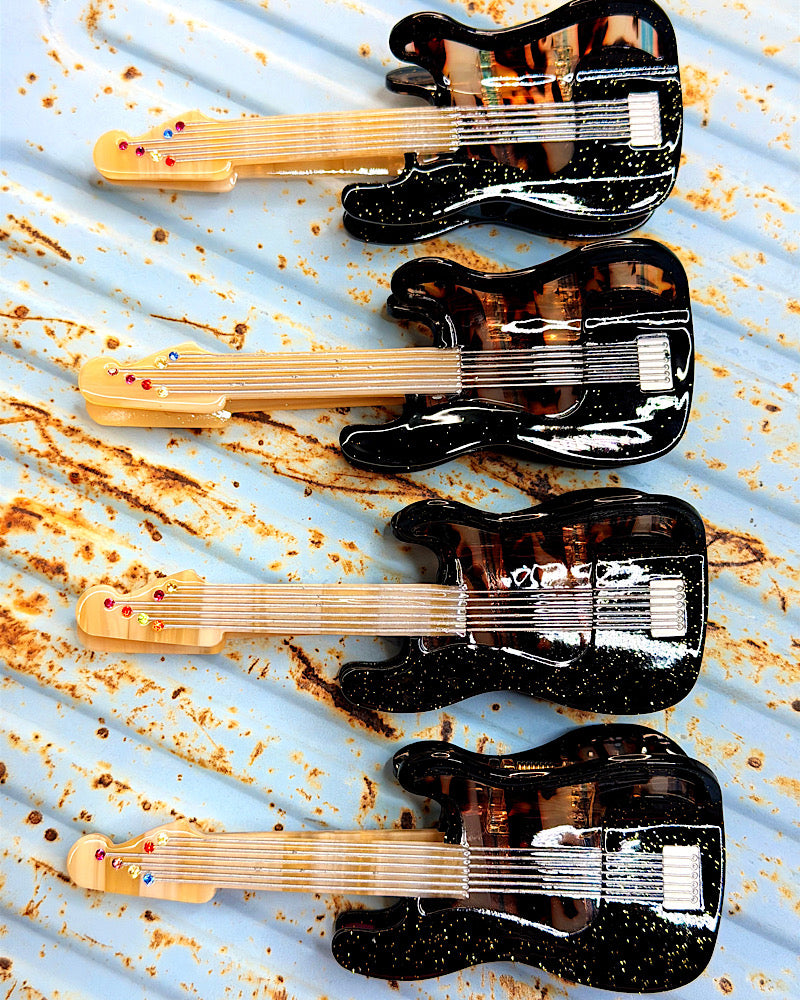 Electric Guitar Hair Clip