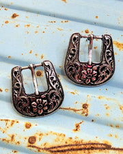 Ranch Romance Buckle Earrings