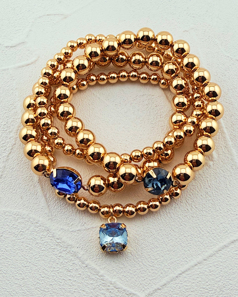 Blue Crush 4pc Bracelet Set