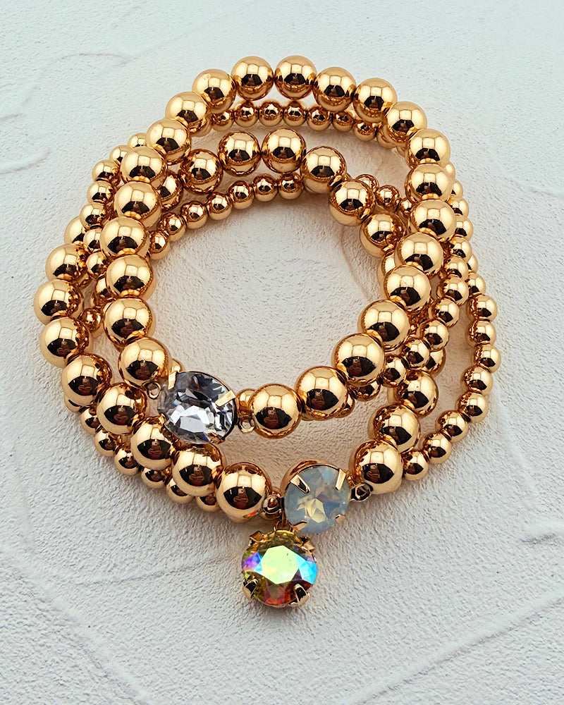 Crystal Crush 4pc Bracelet Set