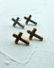 Timeless Cross Studs