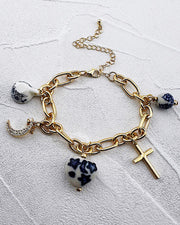 Blue Moon Charm Bracelet