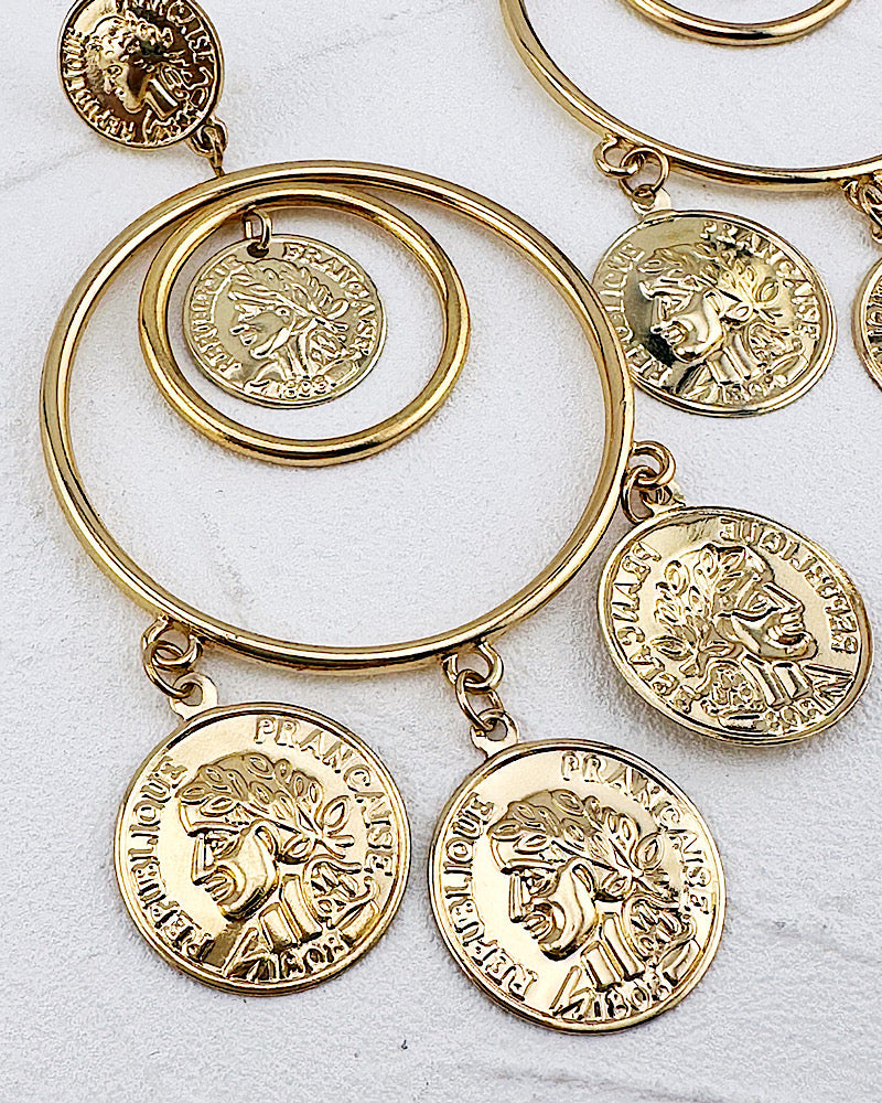 Coin Collector Earrings