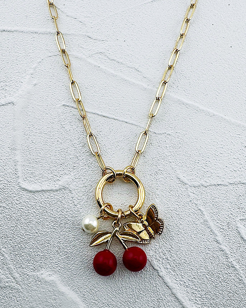 Cherry Charm Necklace