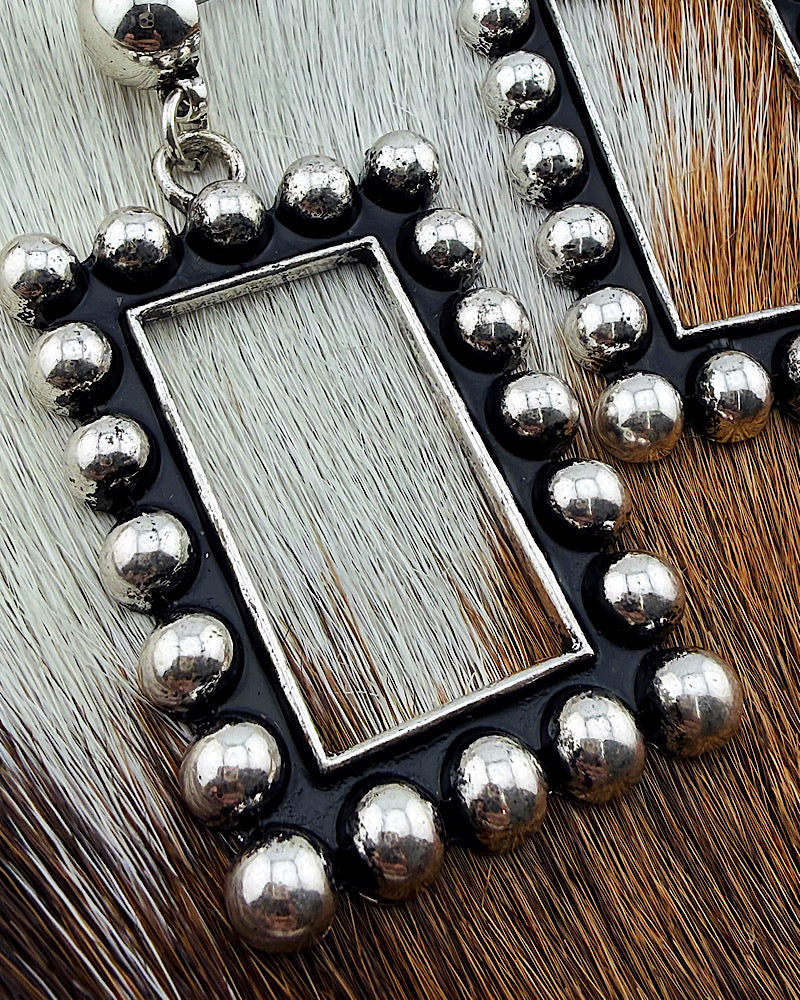 Stevie Rectangular Earrings