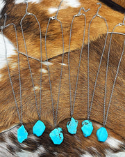 Turquoise Slab Necklace