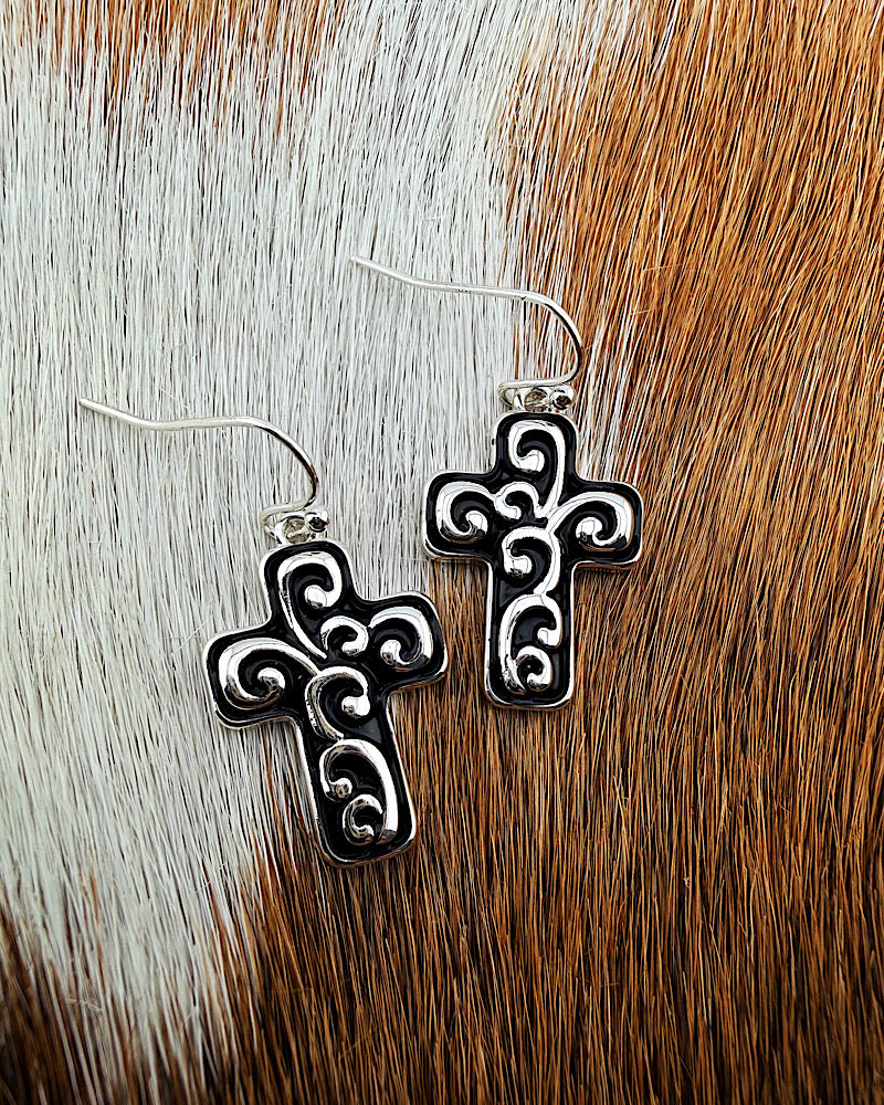 Virginia Cross Earrings