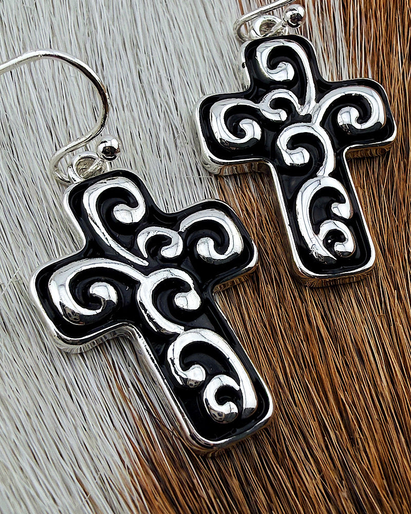 Virginia Cross Earrings