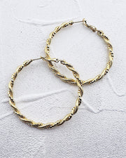 Stasia Twist Hoops