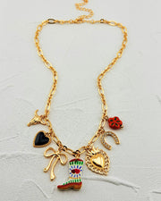 Radiant Rodeo Charm Necklace