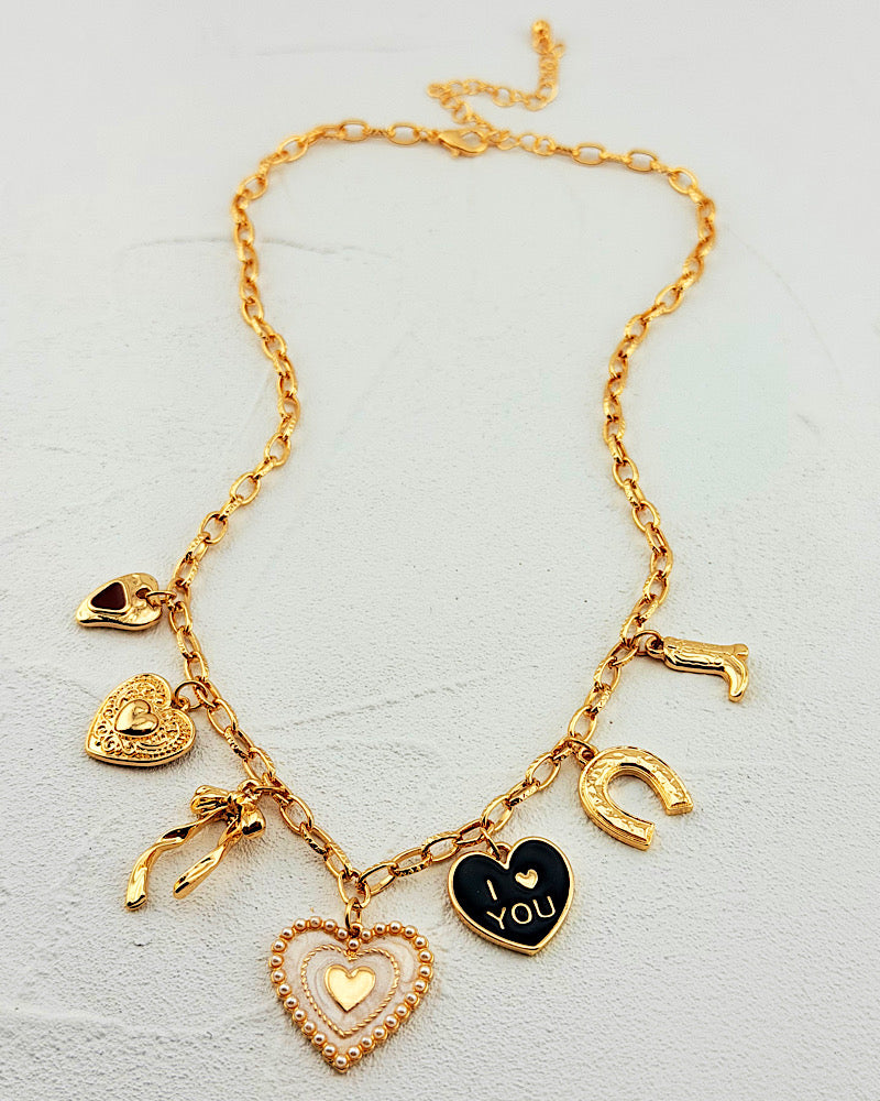 I Love You Charm Necklace
