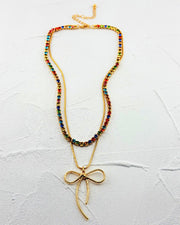 Kaleidoscope Bow Necklace