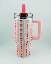 Oh So Lovely 20 oz Flip Straw Tumbler