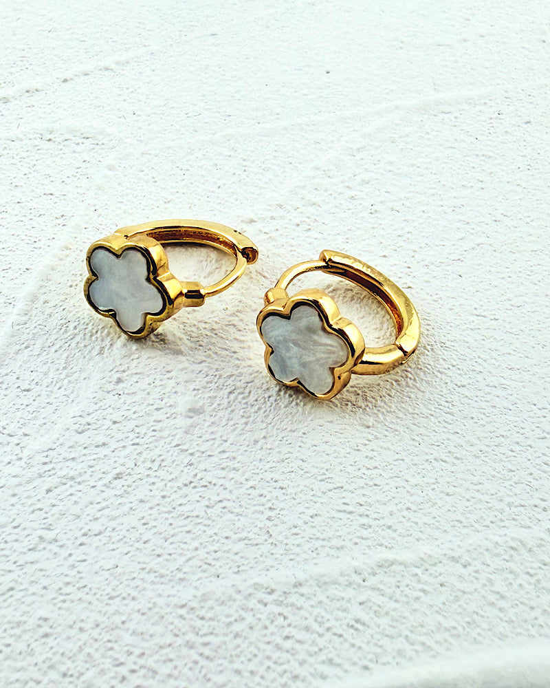 Pretty Petals Hugger Hoops