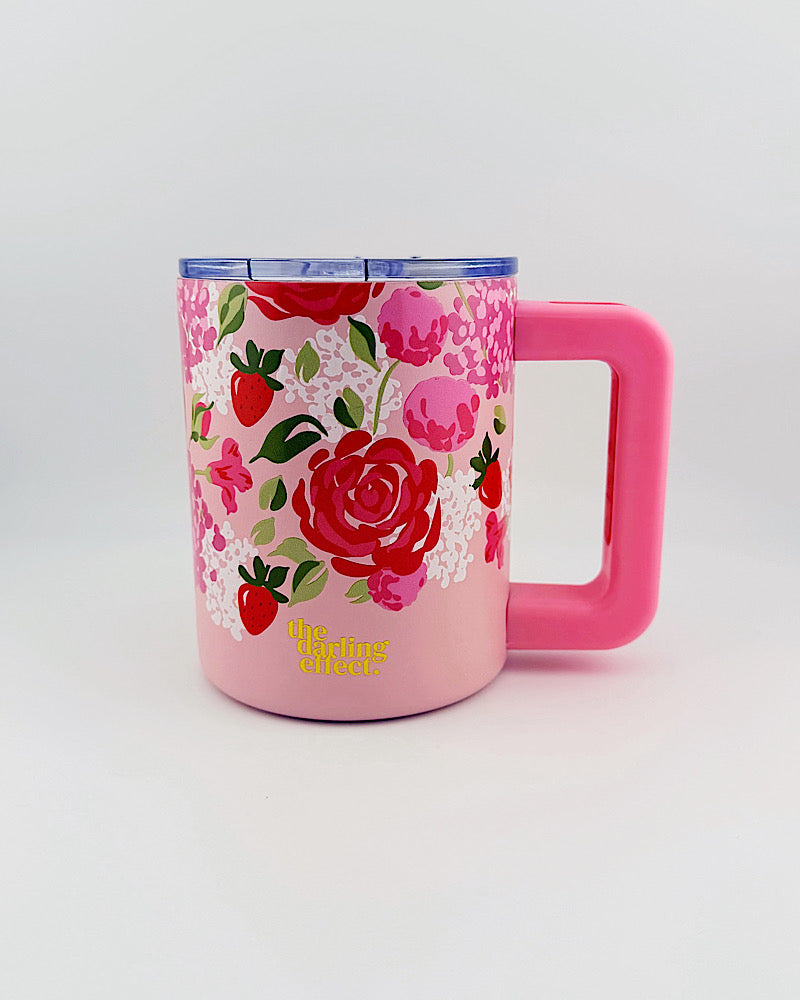 Rose Garden 14 oz Insulated Mug