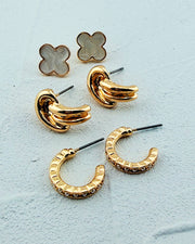 Pretty Petals Earring Trio