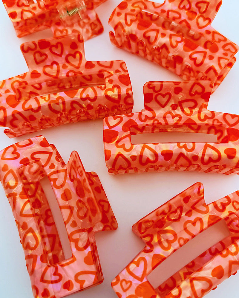 Hearts Galore Hair Clip