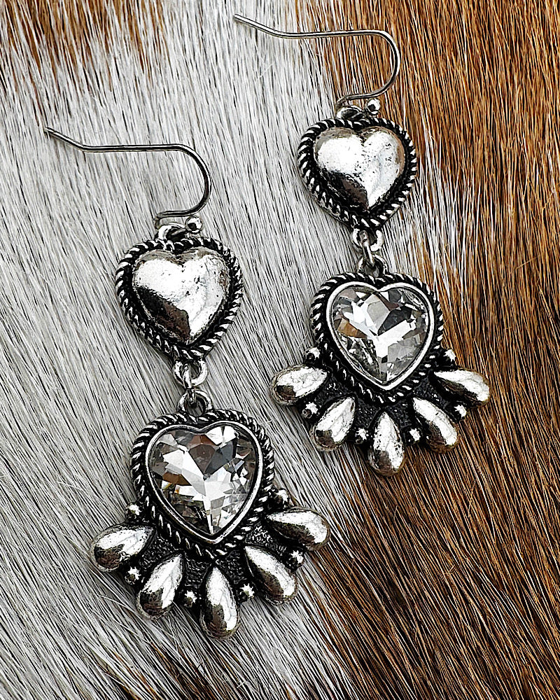 Carly Heart Earrings