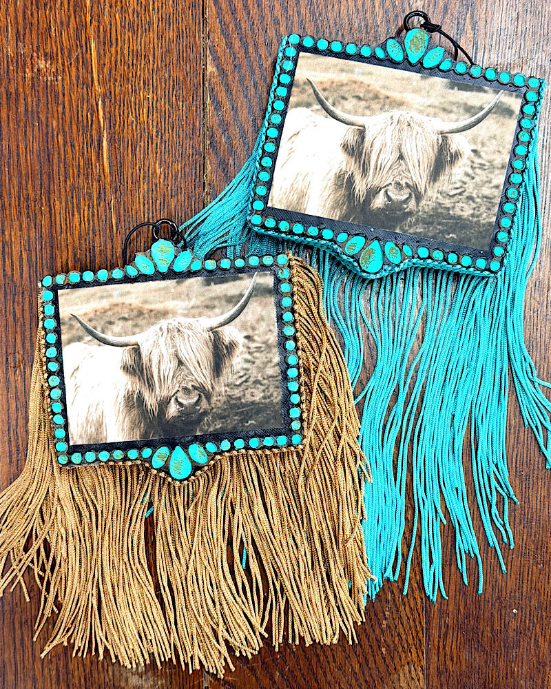 Highland Cow Fringe Freshie