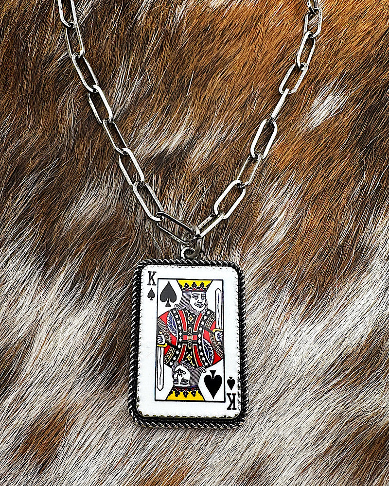 King Of Spades Necklace