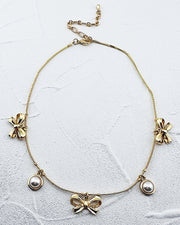 Brittany Bow Necklace