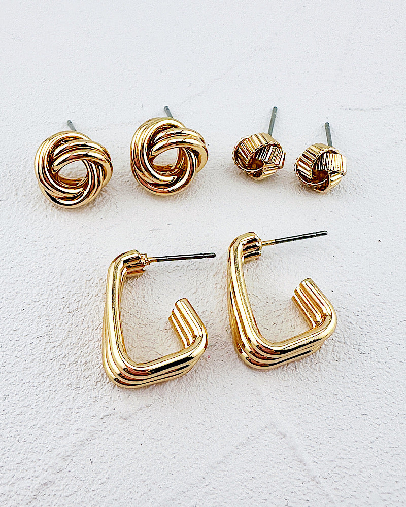 Lex Earring Trio