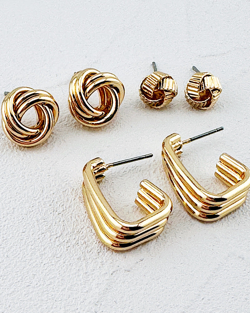 Lex Earring Trio