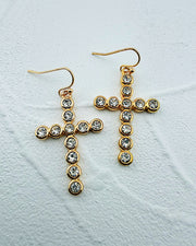 Celine Cross Earrings
