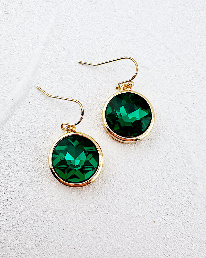 Elle Emerald Earrings