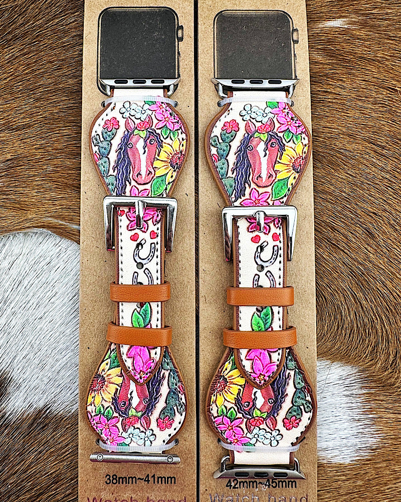 Painted Horse Watch Band