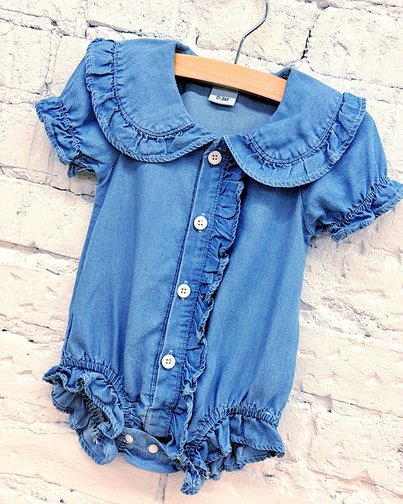 Darlin' Dear Denim Onesie