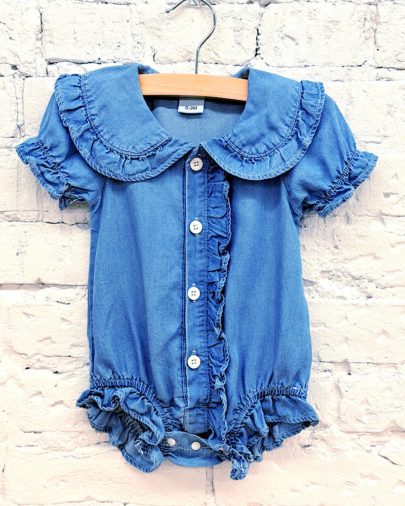 Darlin' Dear Denim Onesie
