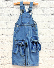 Sassy Girl Bow Overalls