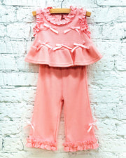 Ruffles & Bows Pant Set