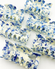 Blue Willow Hair Clip