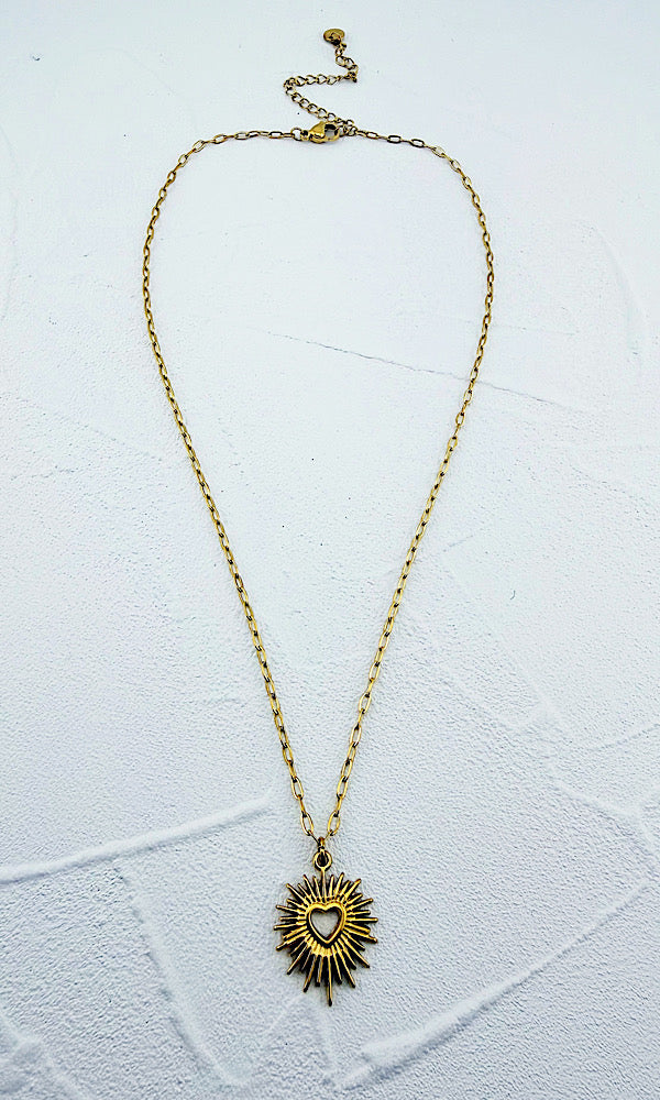 Heart Burst Necklace