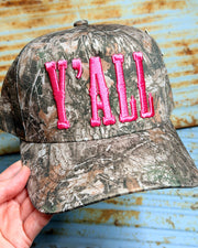 Y'ALL Camo Trucker Hat