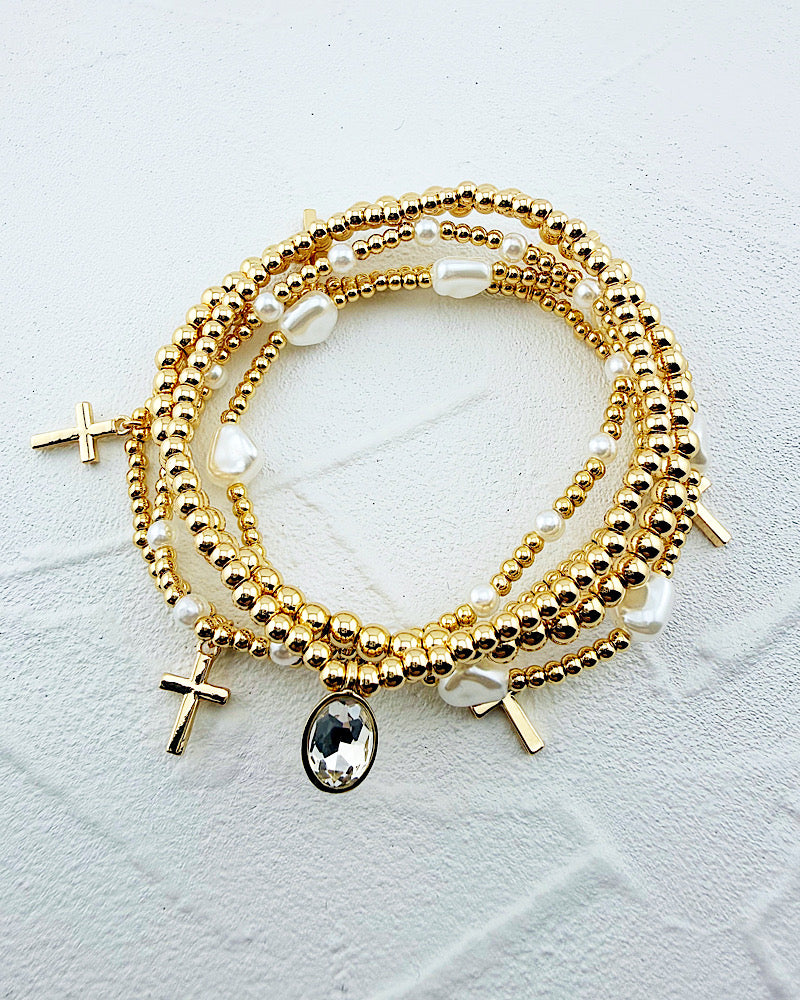 Beatrice 5pc Bracelet Stack